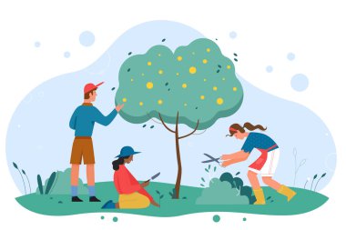 Bahçeyle ya da parkla ilgilenen bahçıvanların işi. Çevre gönüllülerinden oluşan bir ekip bitki, ağaç yetiştiriyor.