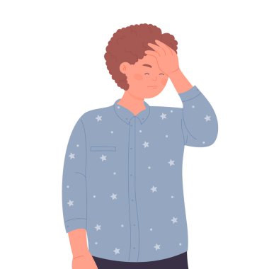 Sinirli ve üzgün çocuk çizimleri izole etti.