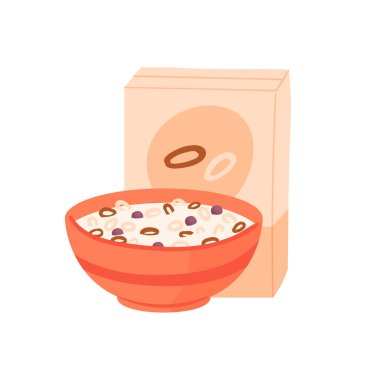 Mısır gevrekli sabah kasesi.