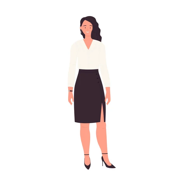 Geschäftsfrau im Stehen — Stockvektor