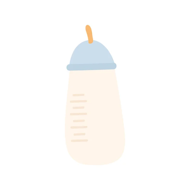 Newborn feeding milk bottle — Stockový vektor