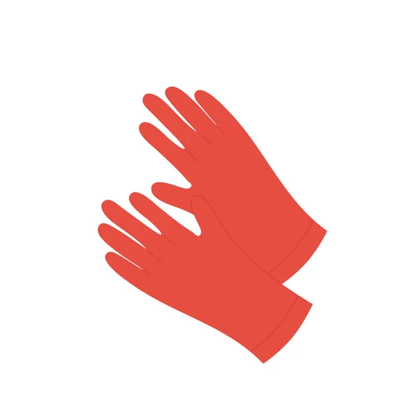 Nettoyage gants de protection hygiène — Image vectorielle