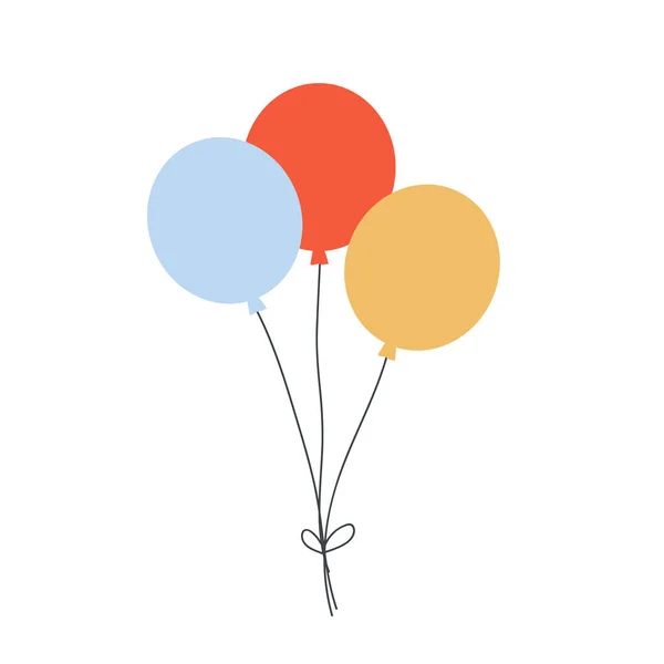 Circus colored balloons bunch — Image vectorielle