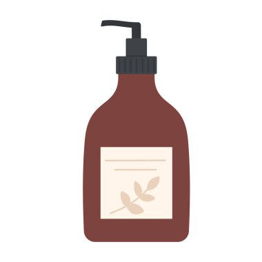 Bitki bazlı jel şeker şişesi. Çevre dostu kozmetikler, organik bakım tedavi çözümleri vektör illüstrasyonu