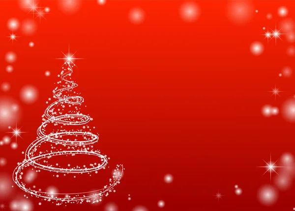 Fundo Vermelho Natal Abstrato Conceito Férias Magia Ano Novo Bokeh — Fotografia de Stock