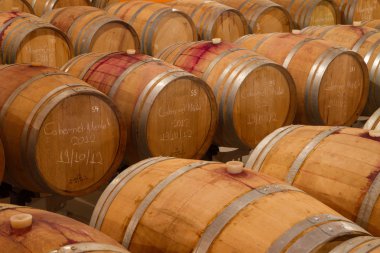 bir şarap mahzeni meşe şarap varil
