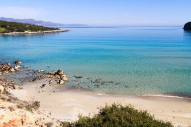 güzel pastoral turkuaz suları kıyı