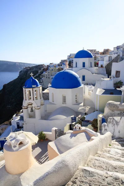 Ege Denizi'ndeki Kiklad volkanik Adası santorini.