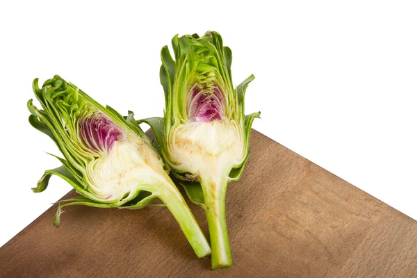 Artichokes on isolated on white background — Stock Photo, Image