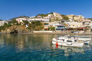 bali, Girit görünümünü panoramik manzarası.