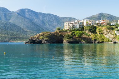 bali, Girit görünümünü panoramik manzarası.