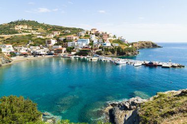 bali, Girit görünümünü panoramik manzarası.
