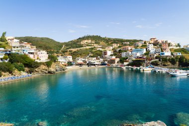 bali, Girit görünümünü panoramik manzarası.