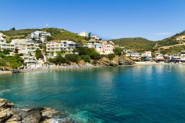 bali, Girit görünümünü panoramik manzarası.