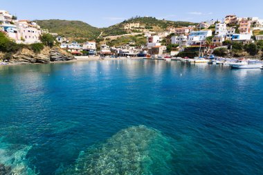 bali, Girit görünümünü panoramik manzarası.