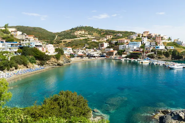 Panoramic skyline view of Bali, Crete. — Stock Photo, Image