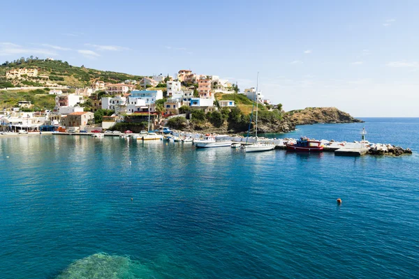 Panoramic skyline view of Bali, Crete. — Stock Photo, Image