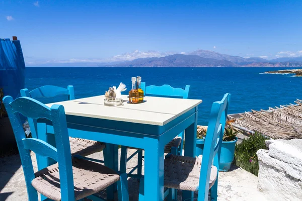Vista panorámica del horizonte de la bahía de Matala Creta —  Fotos de Stock