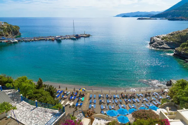 Vue panoramique sur la station balinaise, Crète, Grèce — Photo