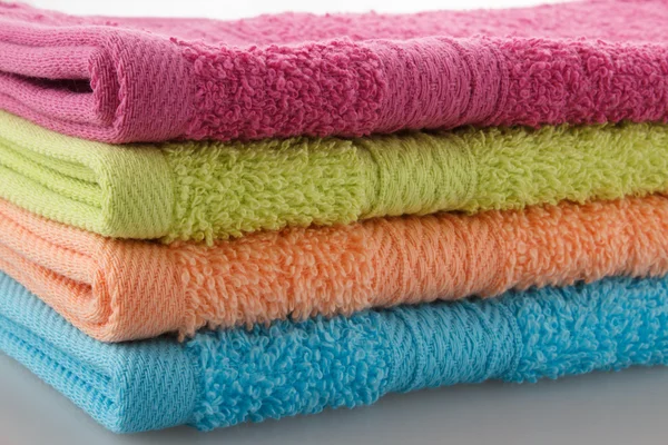 Colored towels Stock Picture