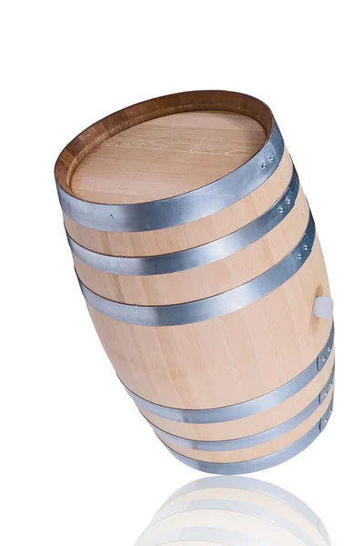 Barril de vinho rolante — Fotografia de Stock