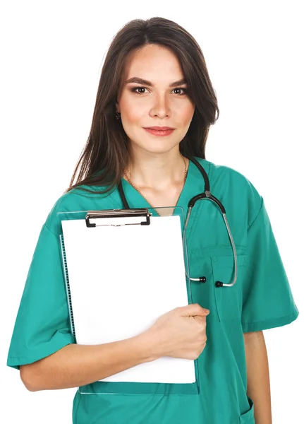 Dokter met klembord — Stockfoto