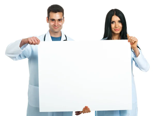 Οι γιατροί με έναν πίνακα Εικόνα Αρχείου