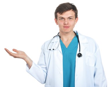 Doktor gösteren açık el