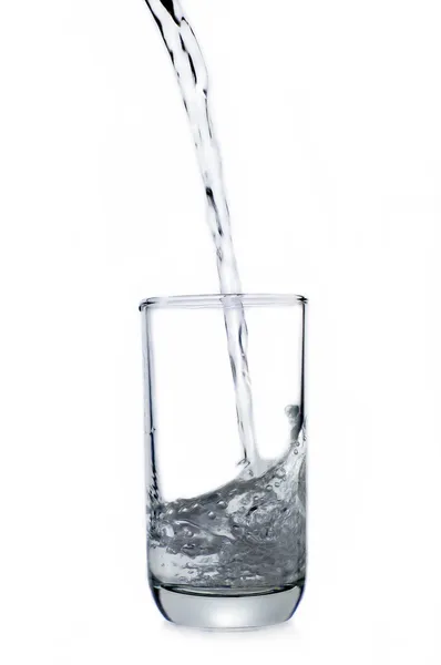 Fresh water in long glass — Stock Photo, Image