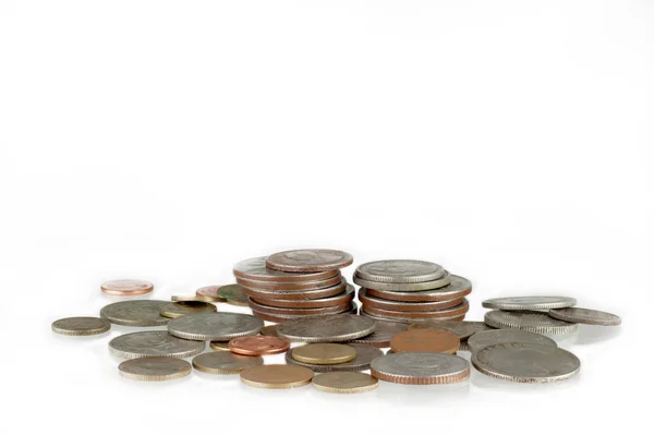 Stack of thailand coins — Stock Photo, Image