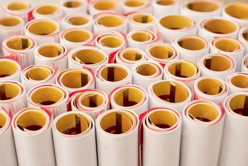 Stack of roll calendar paper Stock Photo by ©manopjk 35960675