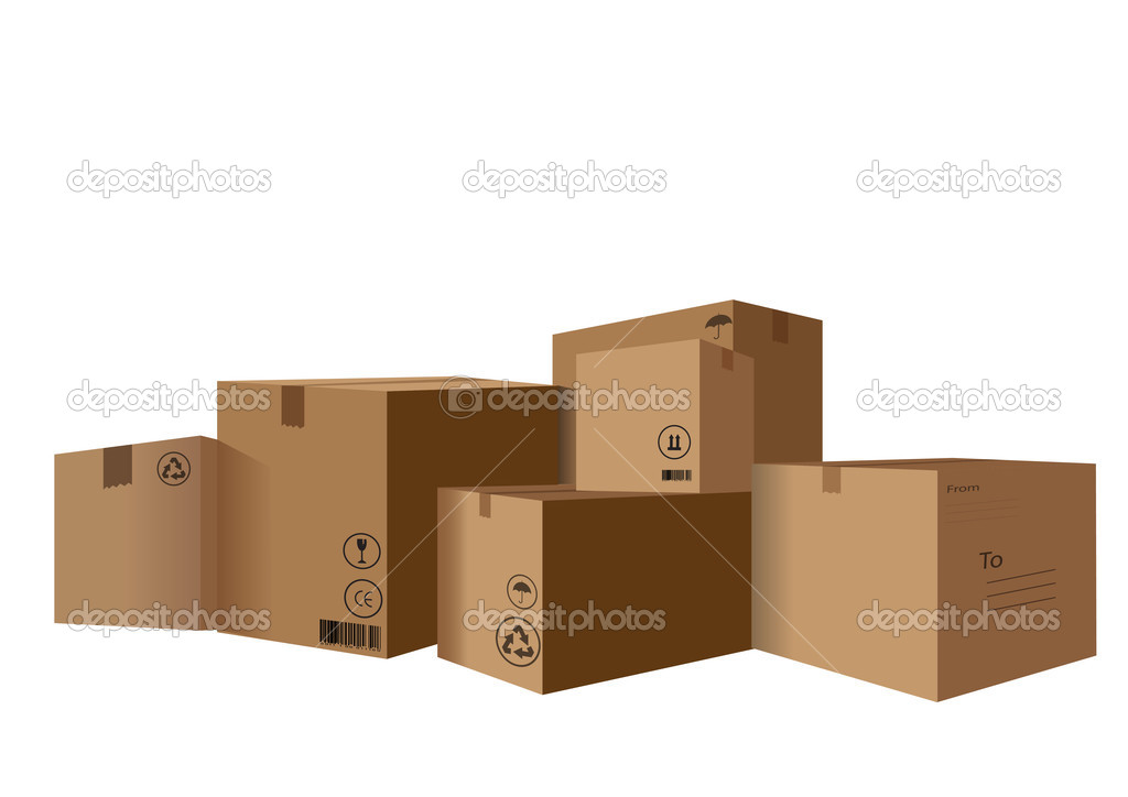 Stack of Cardboard Boxes