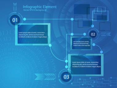 soyut Infographic modern stil vektör çizim