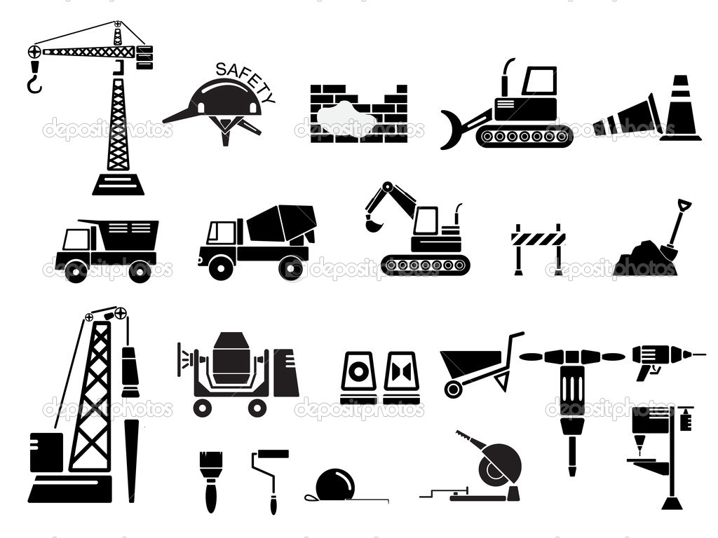 Construction Icon Set Vector Illustration