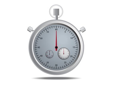stop watch vektör izole
