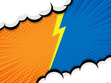 soyut çizgi roman pop sanat çizgi filmi boş konuşma balonu arkaplan çizimi