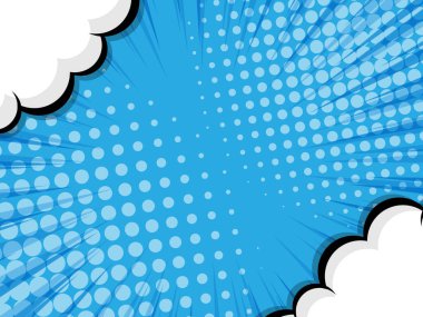 Arkaplan kapağı sunum vektörü illüstrasyonu için siyah konuşma balonlu çizgi roman pop sanatı