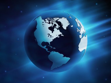 parlayan küre vektör çizim