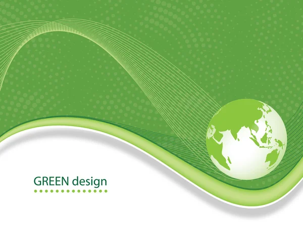 Astratto Business Green Design Illustrazione Stock