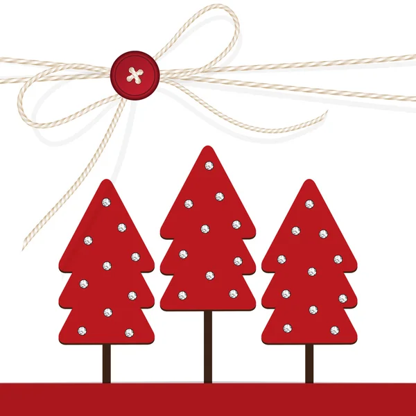 Design élégant de vacances de Noël avec illustration vectorielle de thème artisanal — Image vectorielle
