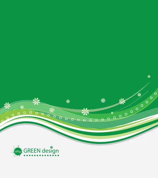 Abstract Green Background — Stock Vector