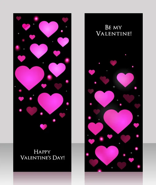 Tarjeta de felicitación de San Valentín Fondo vectorial . — Vector de stock