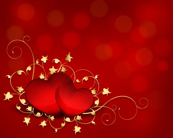 Elegant Valentine Day Background — Stock Vector