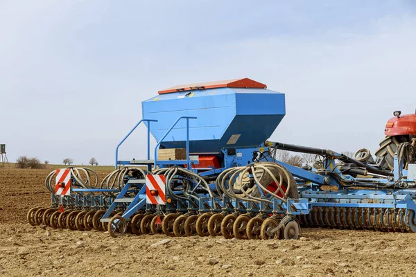 Cercatore Precisione Semina Attrezzature Macchine Agricole Scrofe Sul Campo Semina — Foto Stock