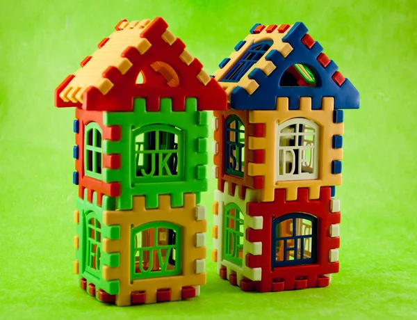 Puzzel huis — Stockfoto