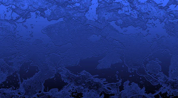 Fondo Metálico Cepillado Brillante Óxido Viejo Azul Con Textura Abstracta — Foto de Stock