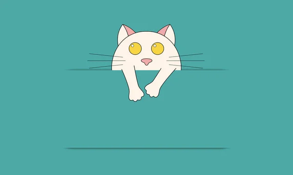 Um Padrão De Manchas Vetoriais De Gatos Fofos E Engraçados. Uma Coleção De  Personagens De Desenho Animado De Um Gato Ou De Um Gati Ilustração do Vetor  - Ilustração de vetor, sombras