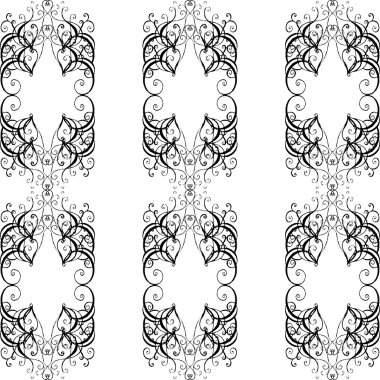 vektör Barok seamless modeli 