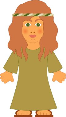 The Dinah from the biblical stories. clipart