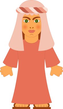 The Leah from the biblical stories. clipart